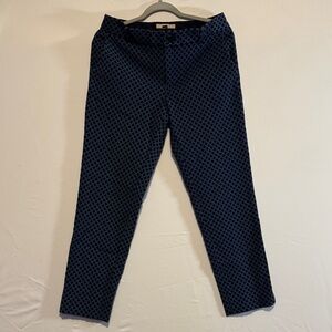 Banana Republic Men's Navy Geometric Pants